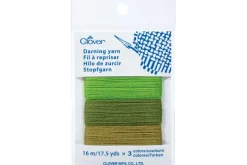 Clover Darning Yarn Greens