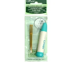 Clover Hand Needle Darning Jumbo Set – 2 Piece – With Case