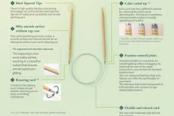 Clover Pro Takumi Bamboo Fixed Circular Needles