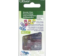Clover Triple Wide Wonder Clips 12ct Blue