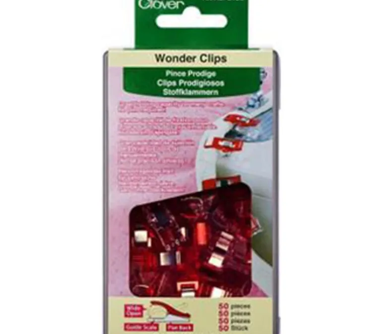 Clover Wonder Clips Assorted Colors 10 Piece