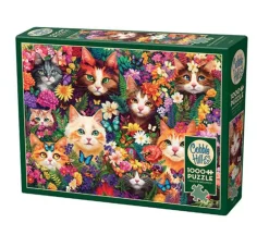 Cobble Hill Blooming Whiskers Puzzle – 1000 Piece