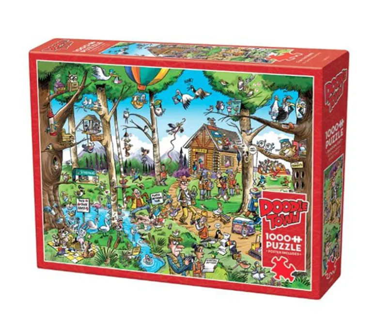 Cobble Hill DoodleTown Birdwatchers Paradise Puzzle – 1000 Piece
