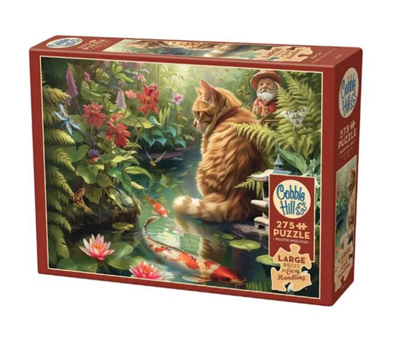 Cobble Hill Koi Cat Puzzle – 275 Piece