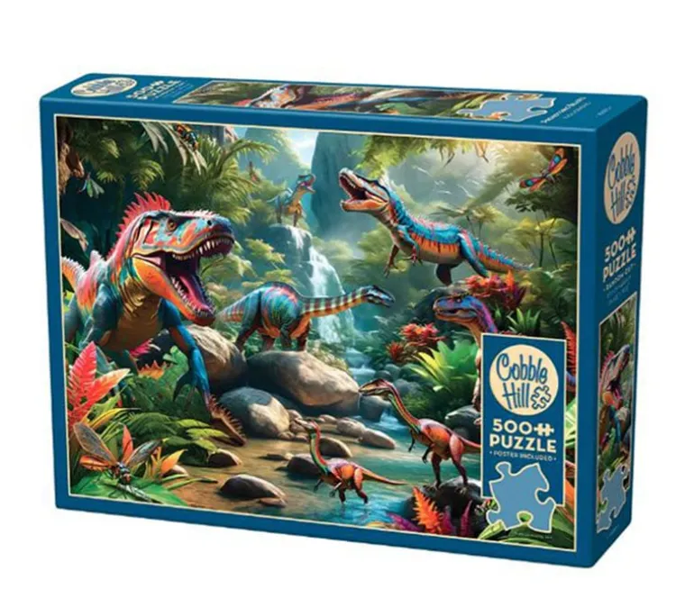 Cobble Hill Prehistoric Beasts Puzzle – 500 Piece