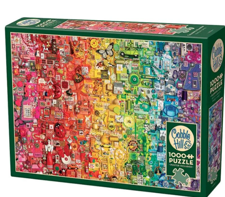 Cobble Hill Puzzle Colorful Rainbow – 1000 Piece