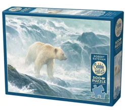 Cobble Hill Puzzle Salmon Watch – Spirit Bear – 500 Piece