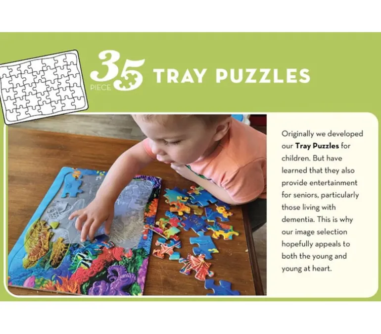 Cobble Hill Puzzle Tray Life on the Pacific Ocean – 35 Piece