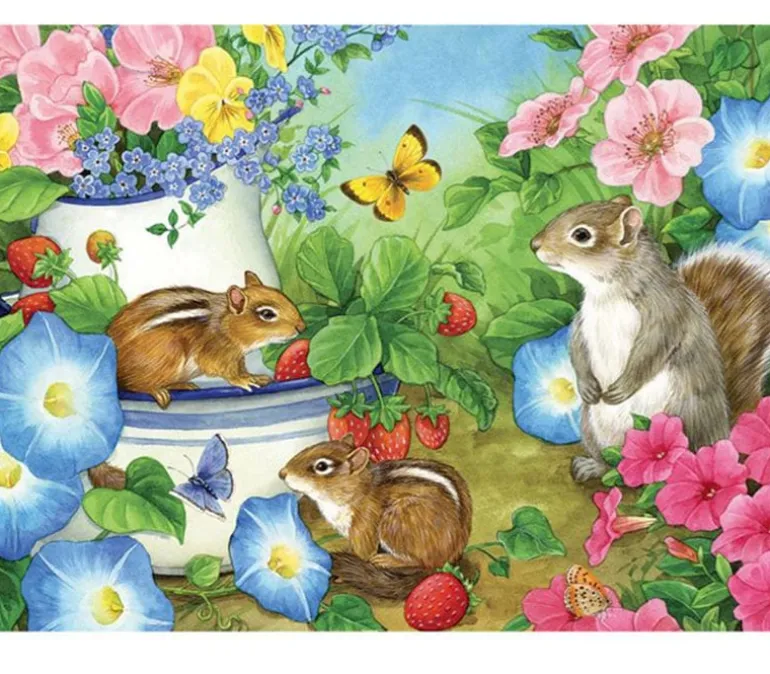 Cobble Hill Puzzle Tray Squirrel Talk – 35 Piece