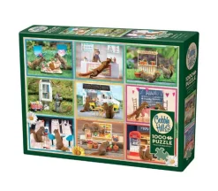 Cobble Hill Squirrels Around Town Puzzle – 1000 Piece