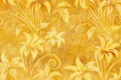 Colorburst Batik Square Floral in Lemonade Yellow