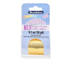 ColourCraft Wire Spool 18 Gauge – 10 Yards (view colors)