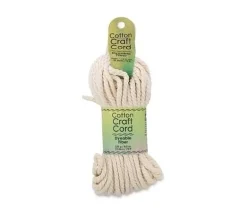 Cora’s Cotton Craft Cord – Natural – 6mm – 50-feet