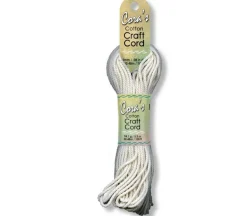 Cora’s Cotton Craft Cord – Natural – 2mm – 100-feet