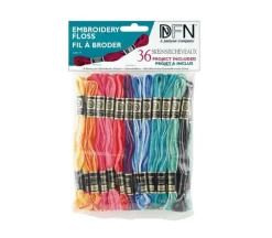 Cotton Embroidery Floss Varuegated Colors – 36/Package Janlynn 3001-35