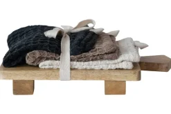 Cotton Waffle-Weave Dish Cloths with Mini Cutting Board, 4pc. Set