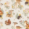 Count on Me Woodland Friends Novelty Stripe on White