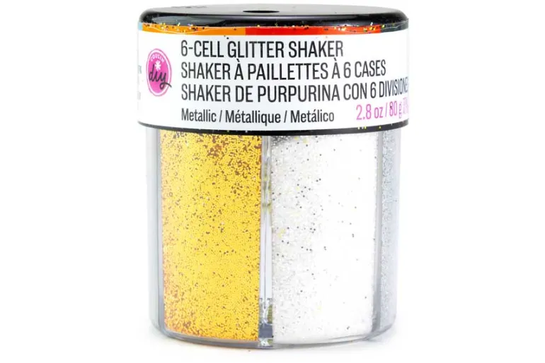 CousinDIY Glitter 6 Cell-Metallic