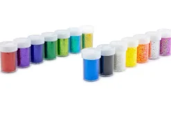 CousinDIY Glitter & Shapes 2g 12/Pkg-Neon Multi-Colored