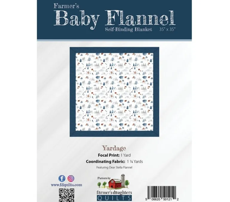 Cowboys Flannel Bandana in Red