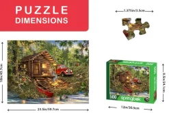 Cozy Cabin Life – 500 Piece Puzzle