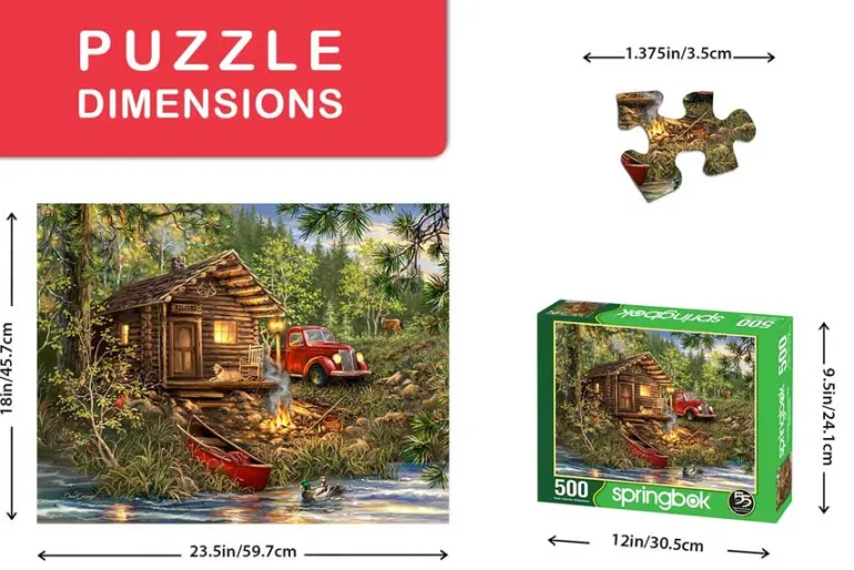 Cozy Cabin Life – 500 Piece Puzzle