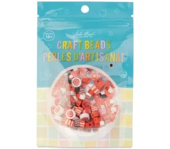 Craft Beads Clay Shapes – Black and White Mix – 120 Pieces