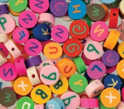 Craft Beads Clay Shapes – Blue Mix – 120 Pieces