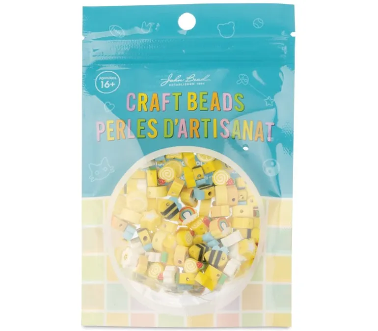 Craft Beads Clay Shapes – Pink Mix – 120 Pieces