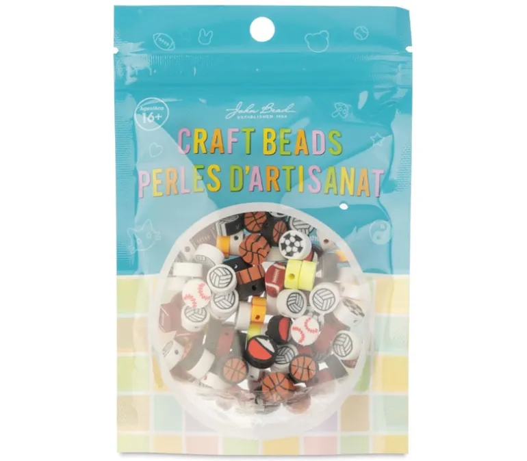 Craft Beads Clay Shapes – Yellow Mix – 120 Pieces