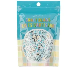 Craft Beads Disc Mix – Pink – 72g