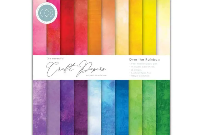 Craft Consortium Double Sided Paper Pad – 6×6 – Grunge