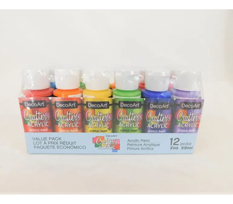 Crafters Acrylic Value Pack – 12 Piece (view sets)