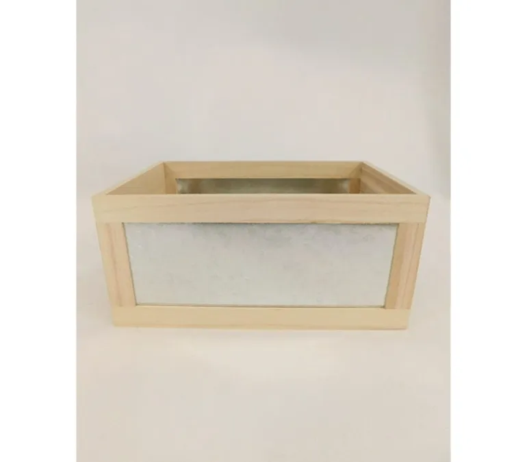 Crate with Galvanized Front – Small