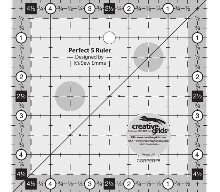 Creative Grids Perfect 5 Ruler/Template