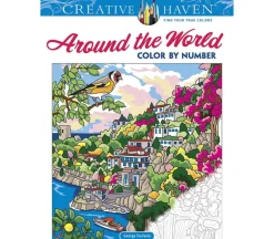 Creative Haven – Around The World Color By Number