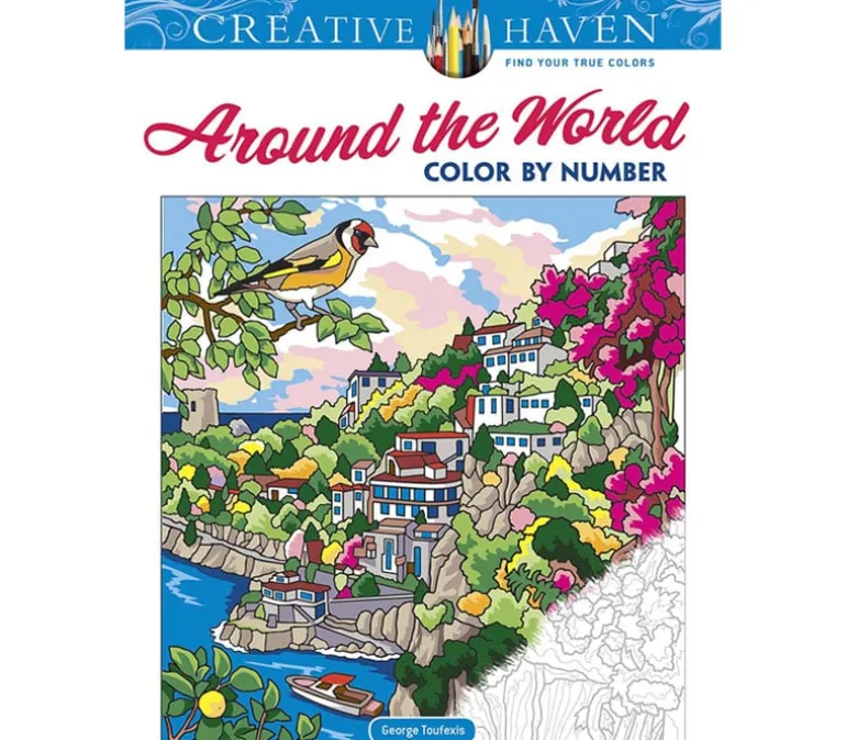Creative Haven – Around The World Color By Number