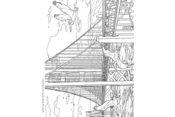 Creative Haven – Bridges Coloring Book