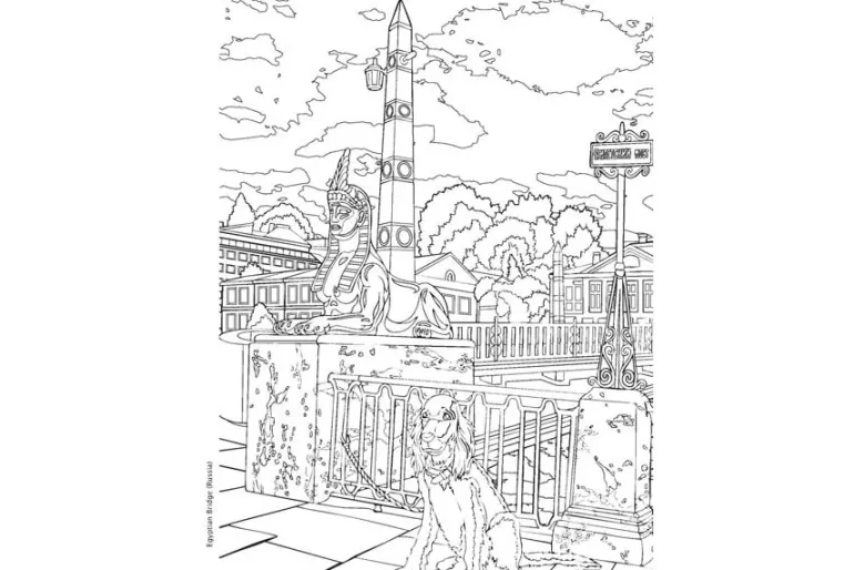 Creative Haven – Bridges Coloring Book
