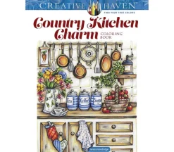 Creative  Haven – Country Kitchen Charm Coloring Book