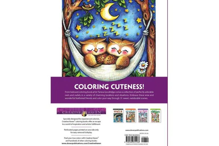 Creative Haven – Owldorable Coloring Book