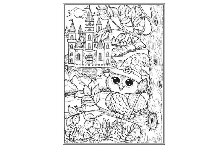 Creative Haven – Owldorable Coloring Book