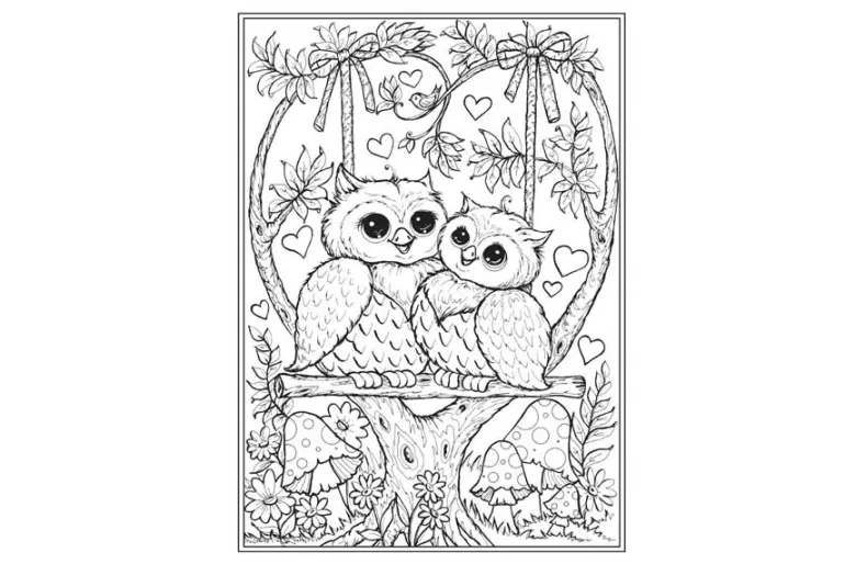 Creative Haven – Owldorable Coloring Book