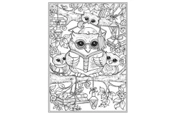 Creative Haven – Owldorable Coloring Book