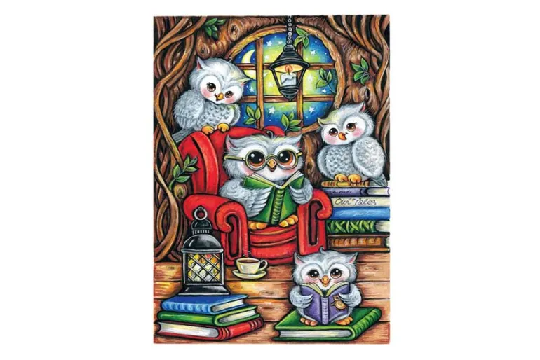Creative Haven – Owldorable Coloring Book