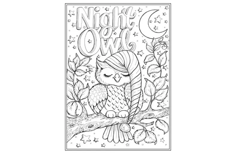 Creative Haven – Owldorable Coloring Book