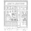 Creative  Haven – Storefronts Coloring Book