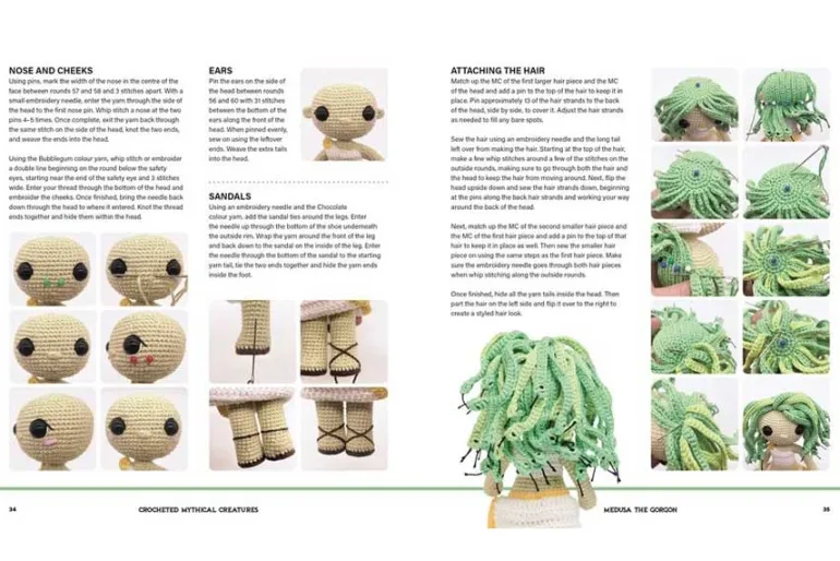 Crocheted Mythical Creatures Book #GM6876