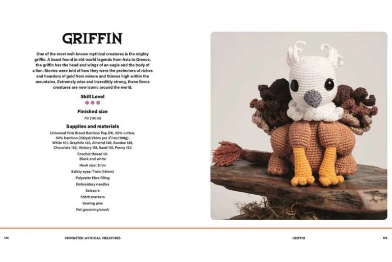 Crocheted Mythical Creatures Book #GM6876