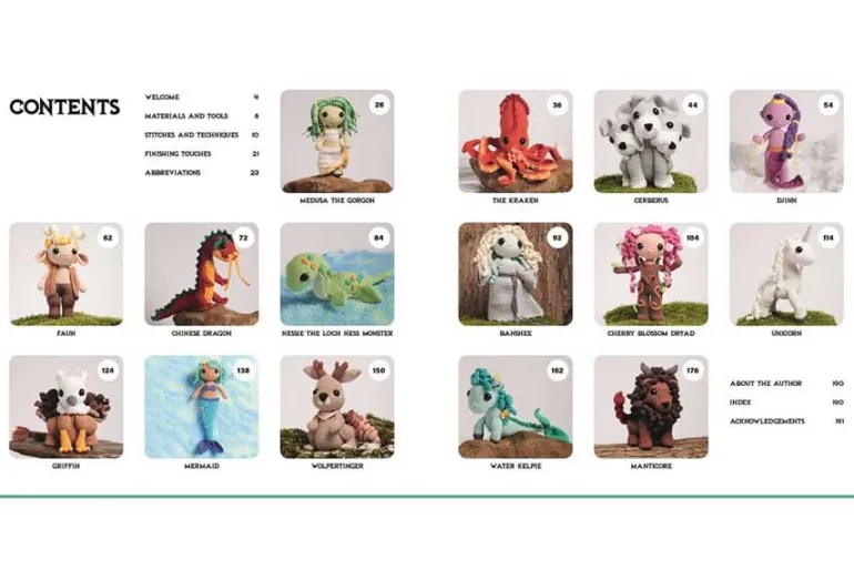 Crocheted Mythical Creatures Book #GM6876
